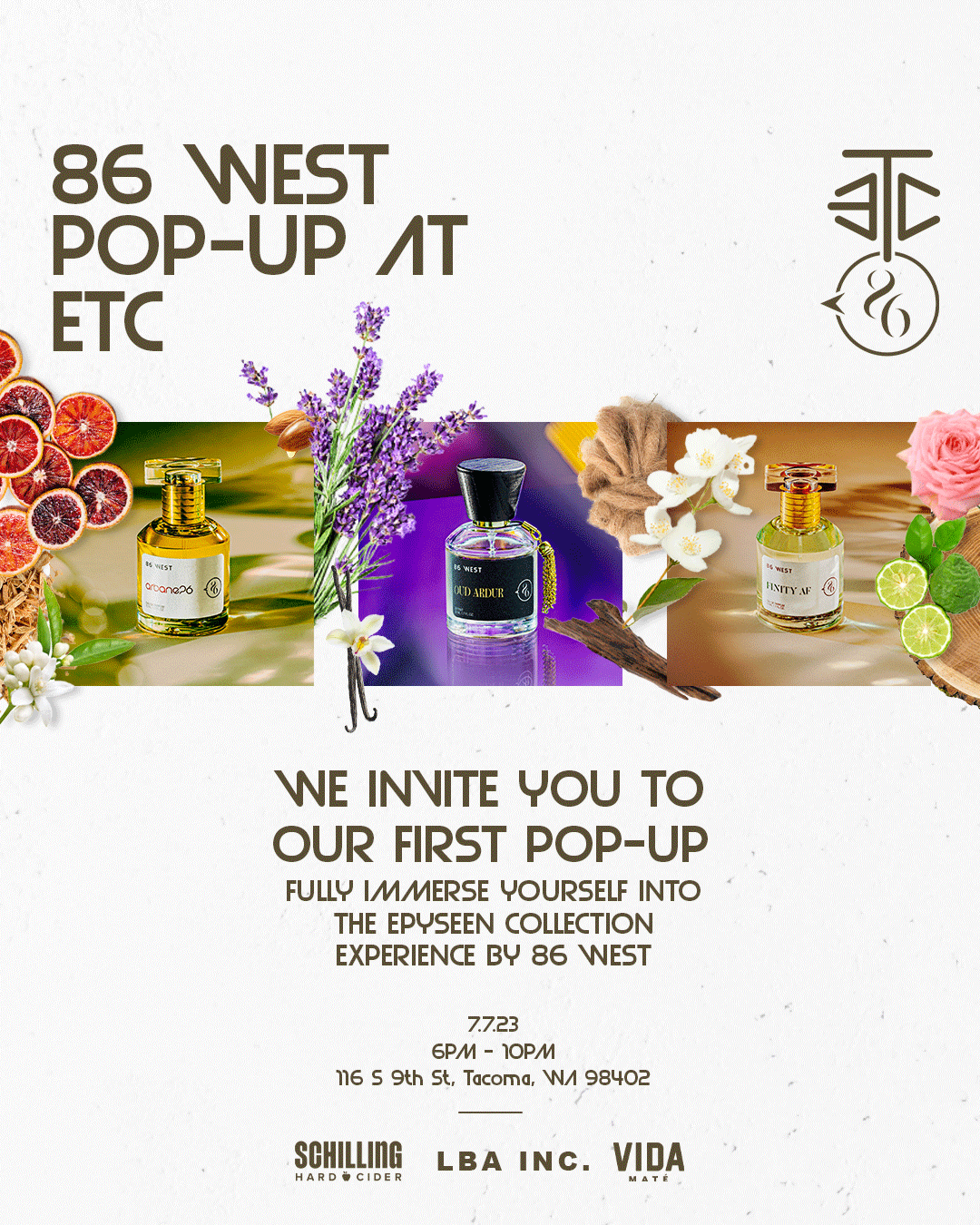 86 West x ETC Popup